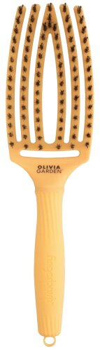 Fingerbrush MEDIUM Juicy Orange, szczotka do rozczesywania włosów z włosiem dzika, Olivia Garden