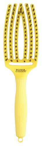 Fingerbrush MEDIUM Juicy Sweet Lemonade, szczotka do rozczesywania włosów z włosiem dzika, Olivia Garden