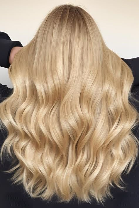 Włosy w kolorze butter blonde
