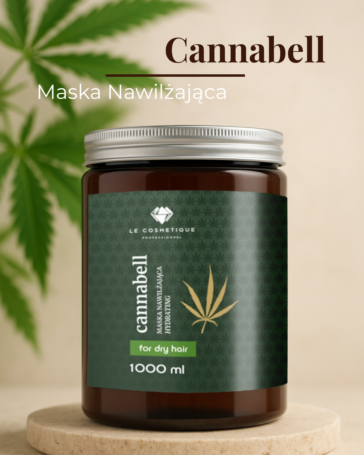 Maska głęboko nawilżająca Cannabell