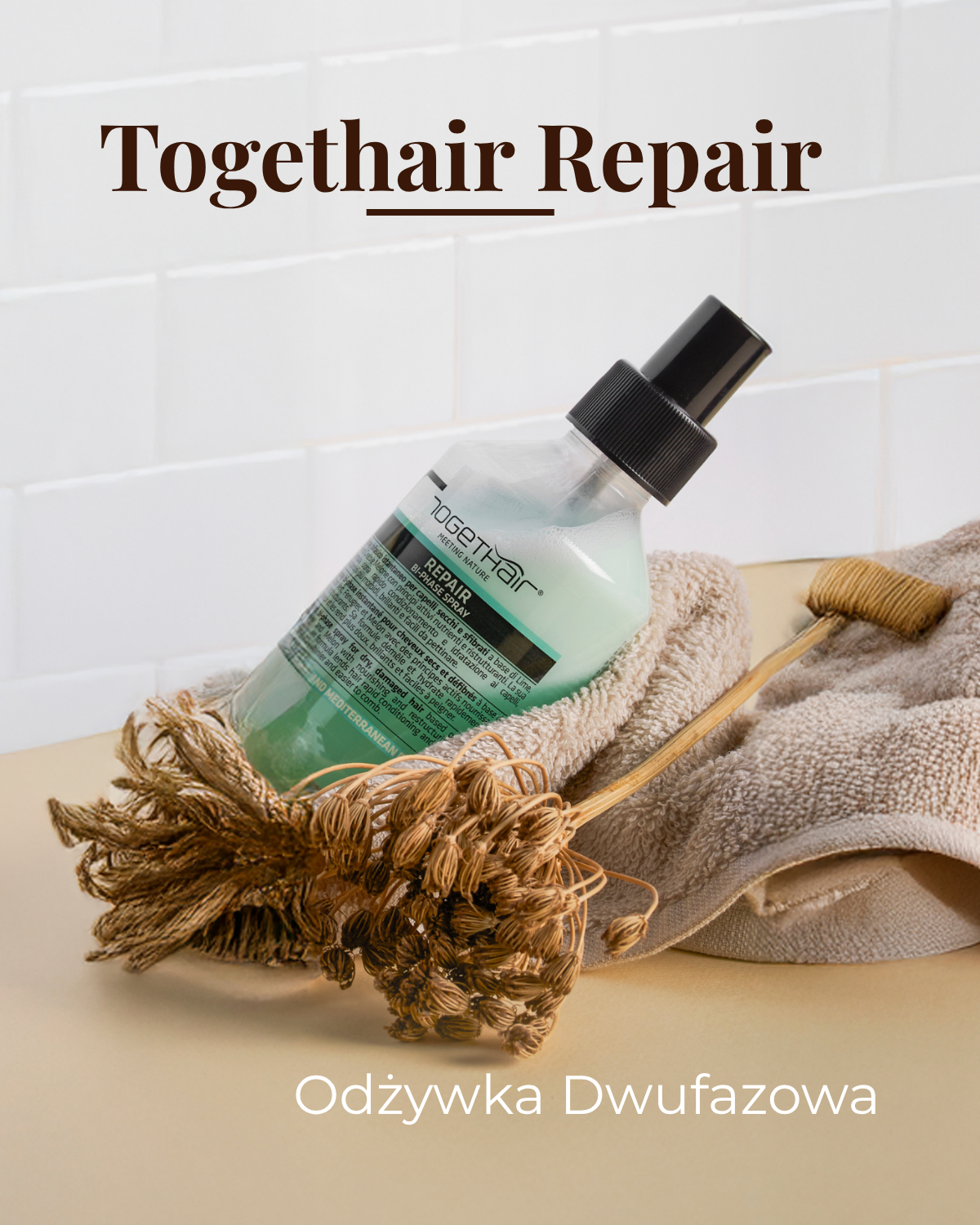 Dwufazowy spray regenerujący Togethair