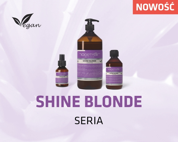 Kosmetyki Togethair Shine Blonde maska do włosów, szampon i eliksin